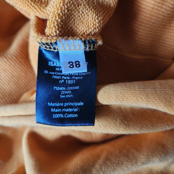 Isabel Marant Oversized Yellow-Orange Hoodie - Fits US S to L - Picture 10 of 16